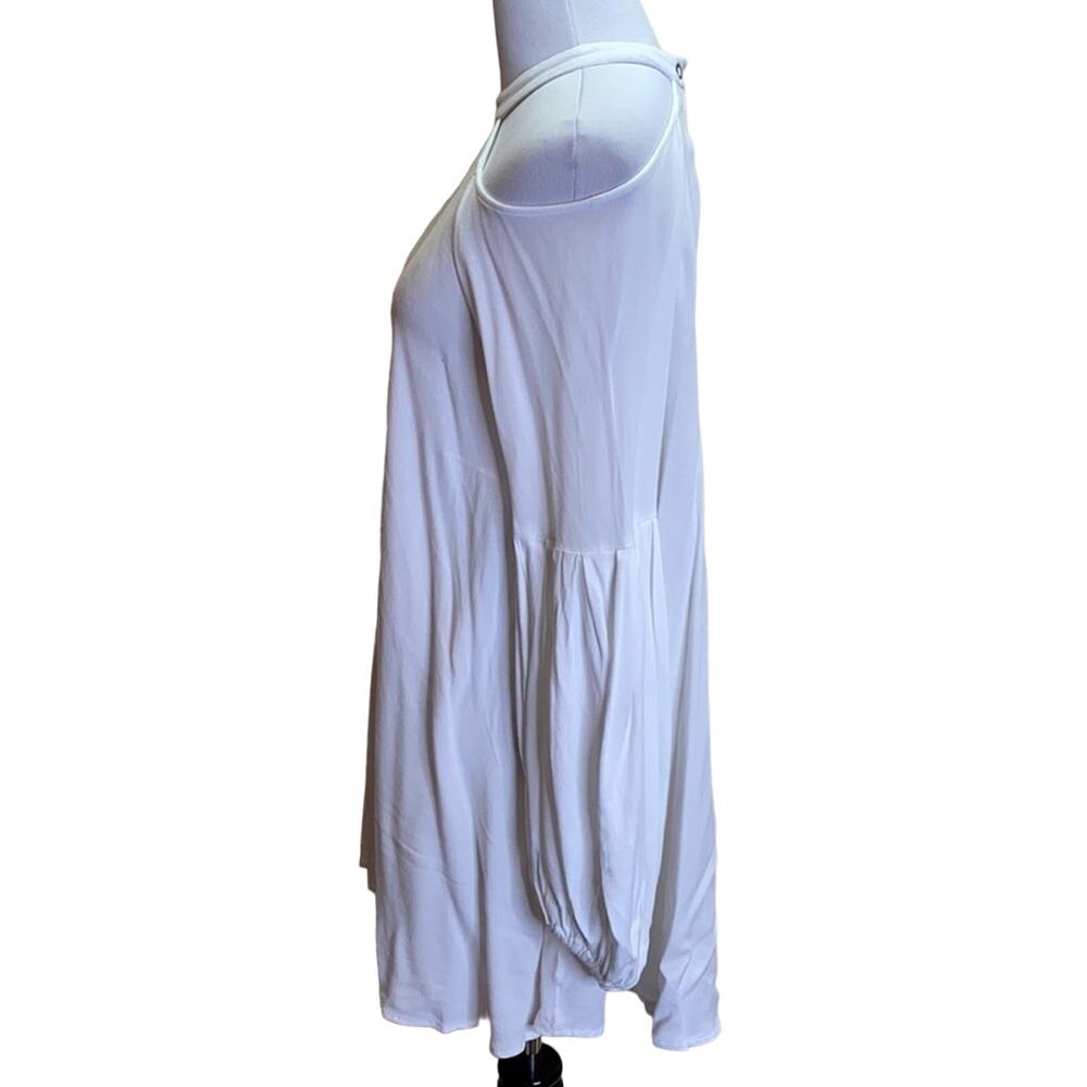 Free People Rayon Drift Away Blouse / Dress in Ivory Size Small - Picture 5 of 11